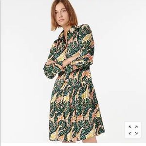 J. Crew Giraffe Shirtdress